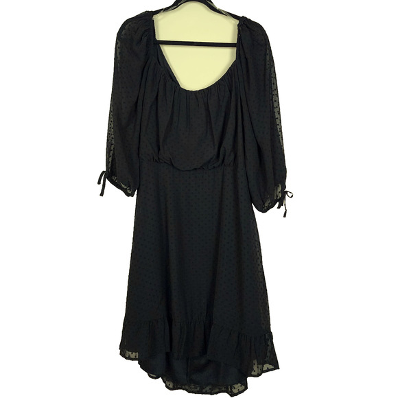 Speechless Lacey Long Sleeve Black Dress Size 2XL - Picture 1 of 7